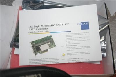 LSI Logic MegaRAID SAS 8480E PCI E RAID Controller  