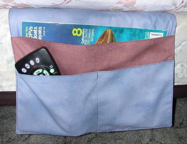 Fabric Chair Tv Remote Control Holder Organizer Caddy  