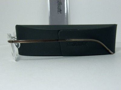 NEW AUTHENTIC RIMLESS SILHOUETTE 7689 6060 EYEGLASSES  