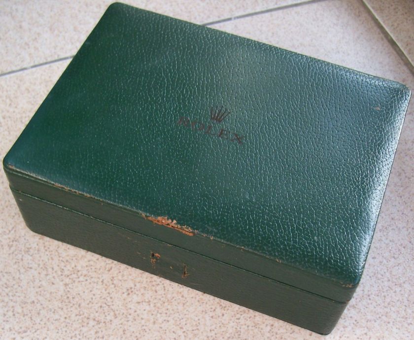 Rolex Cellini Wristwatch Presentation Box 18 x 13 x 6 cm. damaged 