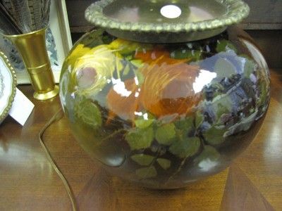 Roseville Art Pottery Rozane Electric Lamp Circ. 1917  