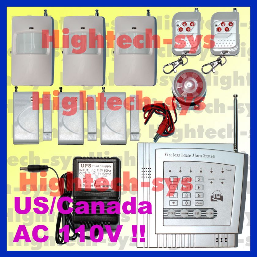 Wireless AutoDial Home Security Burglar Alarm System  