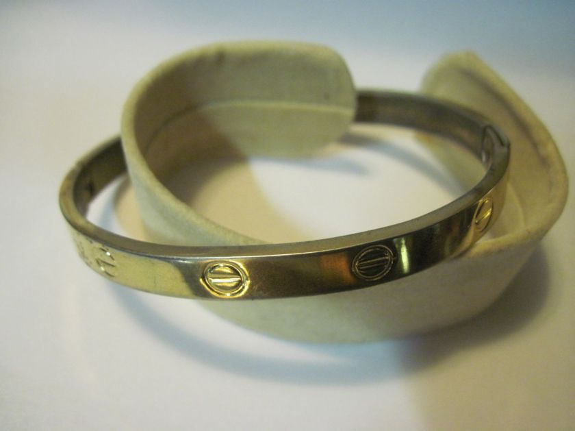 VINTAGE 1970 ALDO CIPULLO LOVE BRACELET BY CHARLES REVSON  