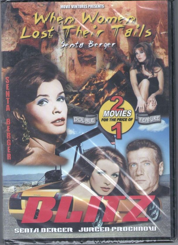 WHEN WOMEN LOST THEIR TAILS + BLITZ new dvd SENTA BERGER 090328310707 