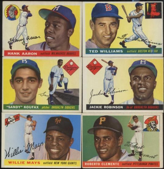 1955 Topps Baseball Complete Set (EX MT)  