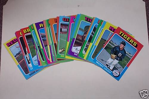 1975 TOPPS BASEBALL SINGLES   (COMPLETE YOUR SET)  