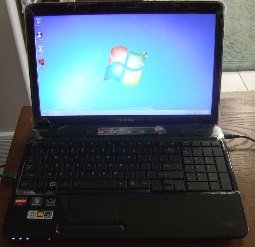 Toshiba Satellite L655D S5050 3gb Mem 160gb HDD 2.1GHz Win7 eSata 