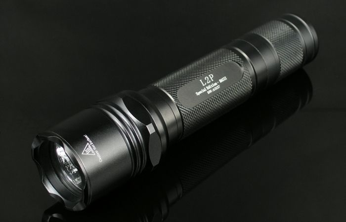 Solarforce L2P BLK R5 XP G Cree 320 Lumens Flashlight  