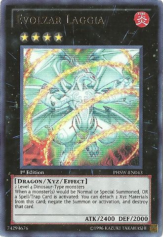 Evolzar Laggia PHSW EN043 1st Foil M/NM Yu Gi Oh  